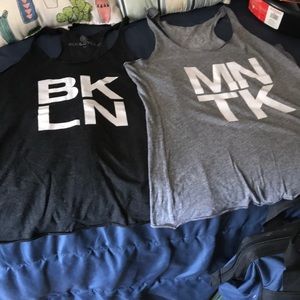 2 Soul Cycle tank tops